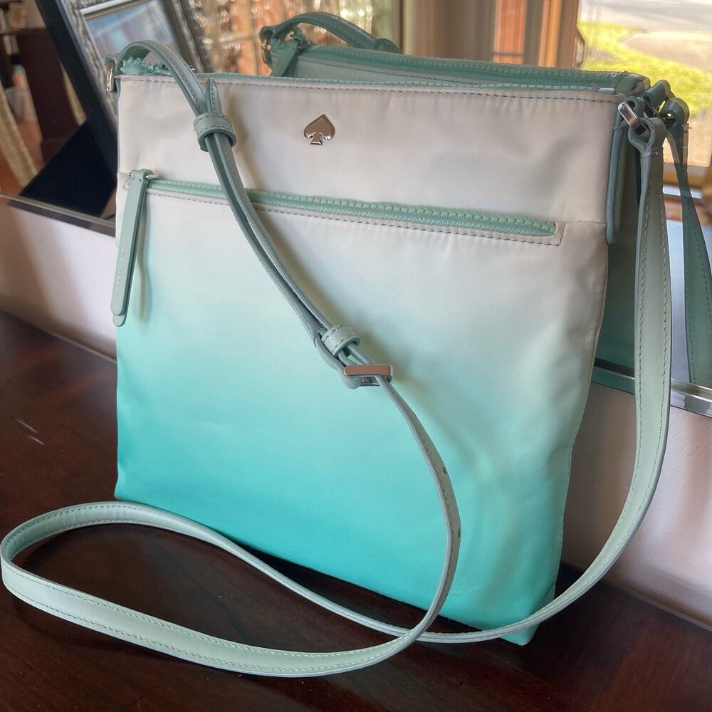 Kate Spade Jae Fiji Green Ombré Crossbody Bag